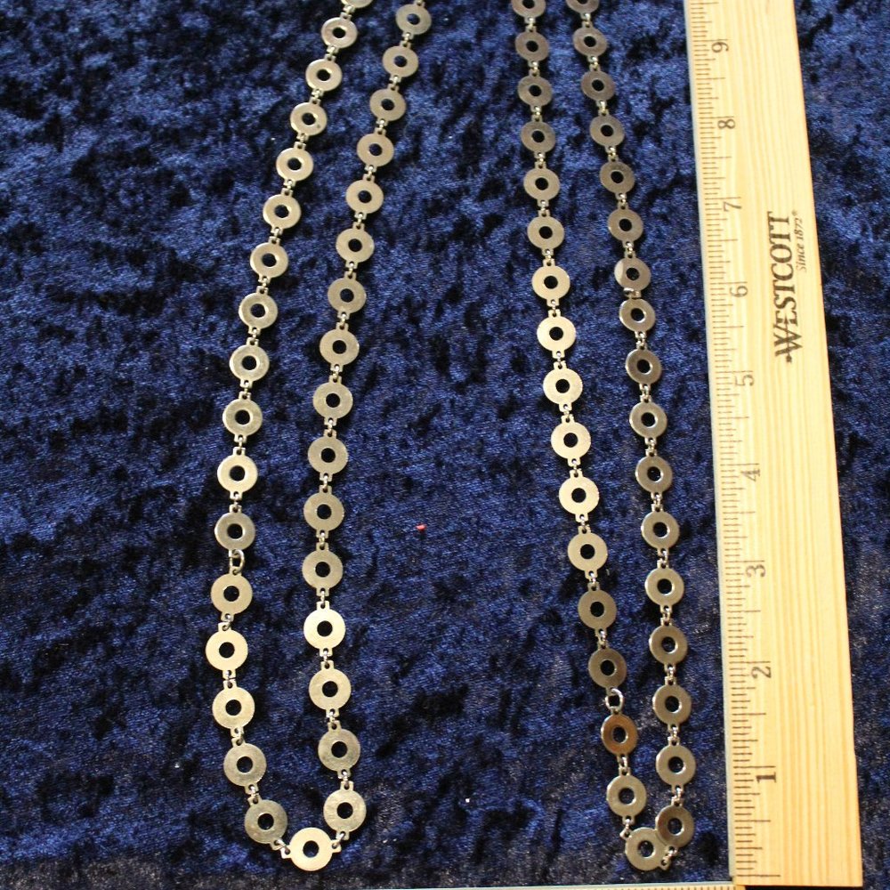 Silver washer chain